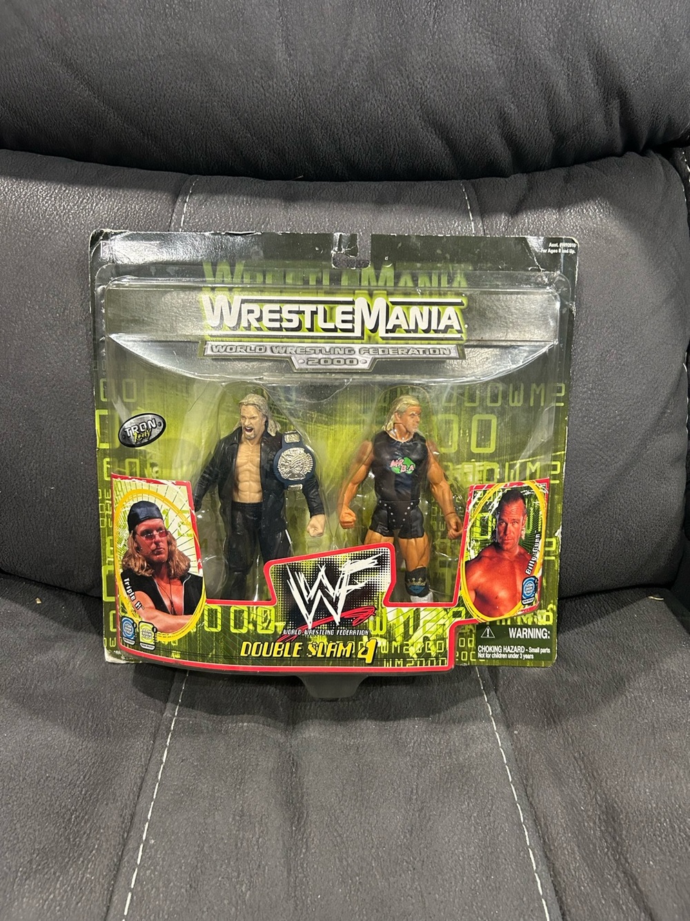 Triple H & Billy Gunn Wrestlemania double slam 4 Jakks two pack! MOC!